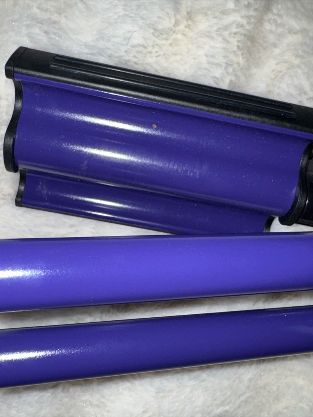 Purple Triple Barrel Hair Waver Styling Iron - Hot Tools